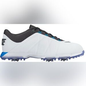 Nike Men's Lunar Fire Golf Shoe size 12 GUC blue and white